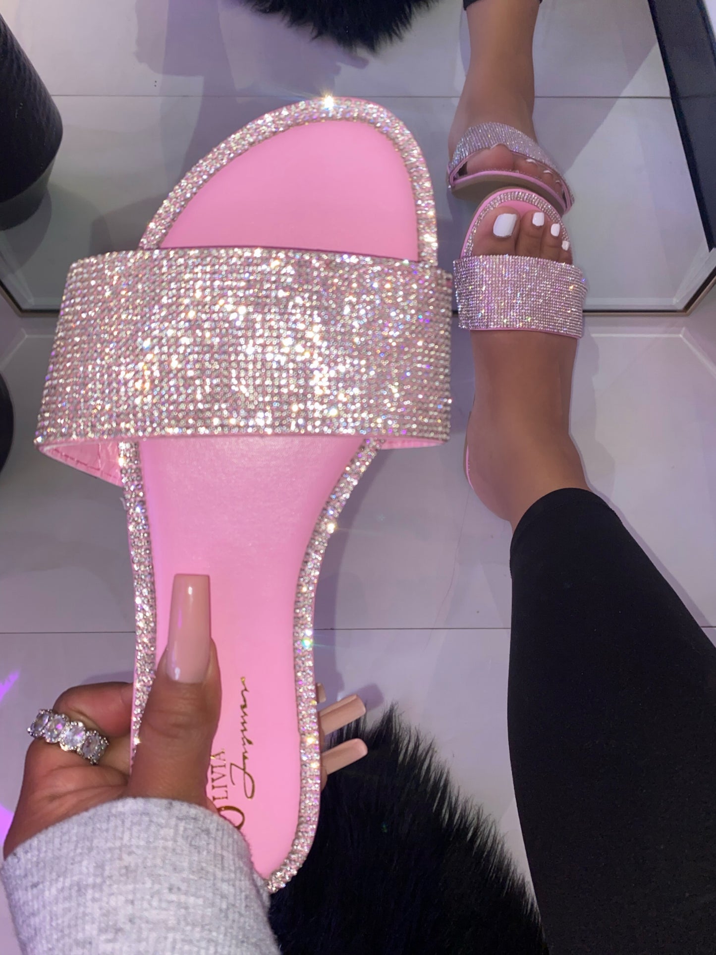 Beki Sandal - Light Pink (Wide Friendly)