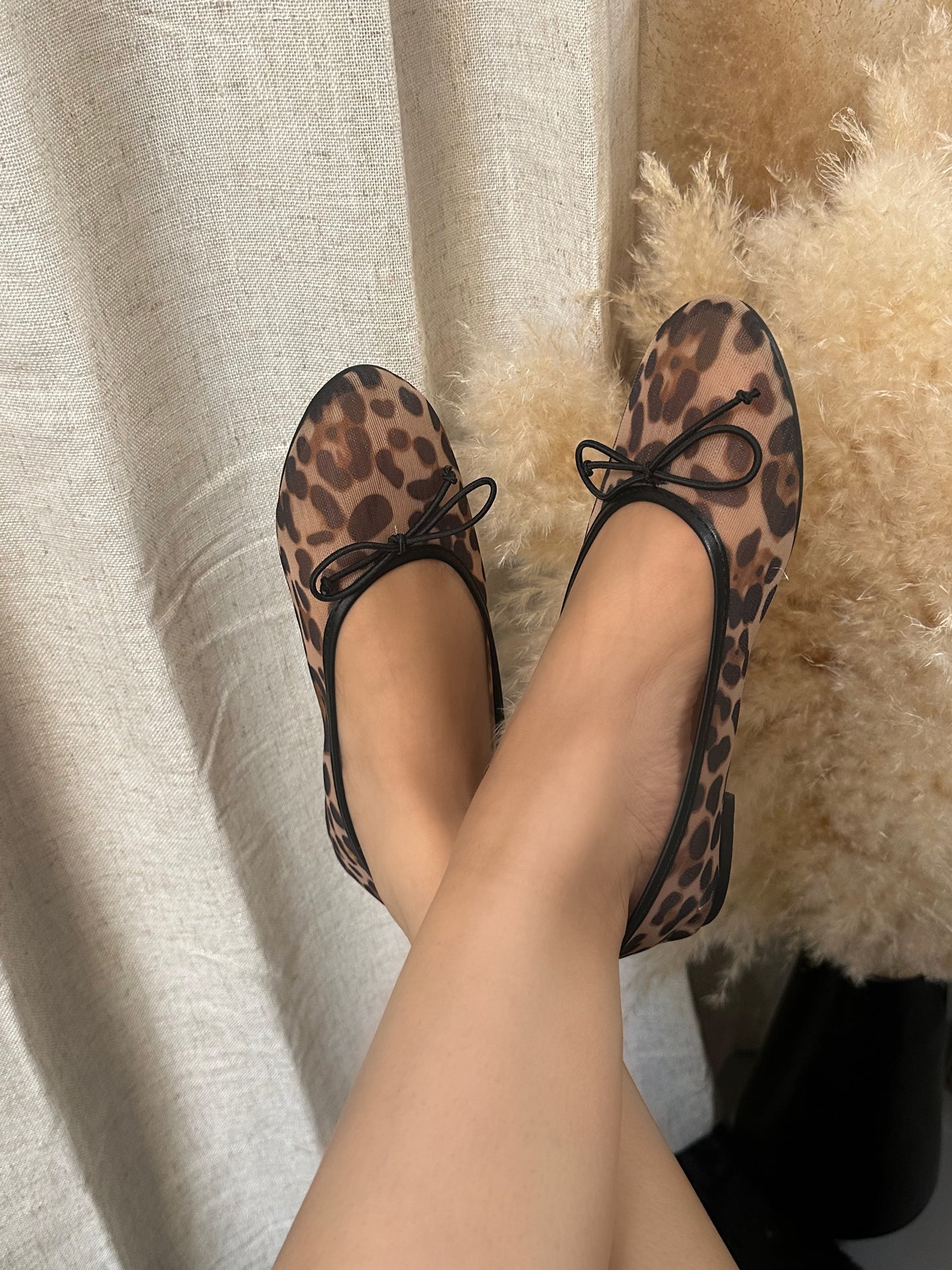 Kendall Ballerina Flats (leopard)
