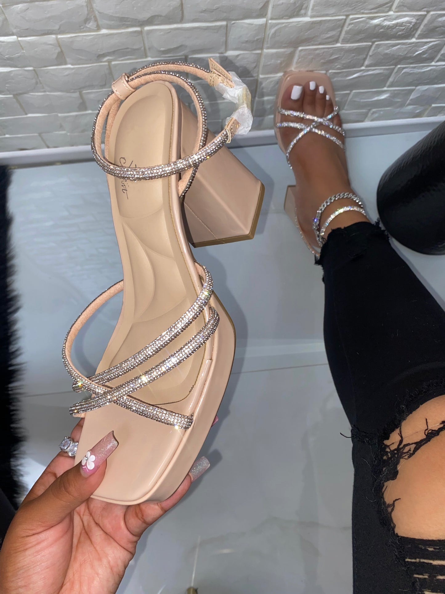 Audree Heel - Nude (Wide Friendly)