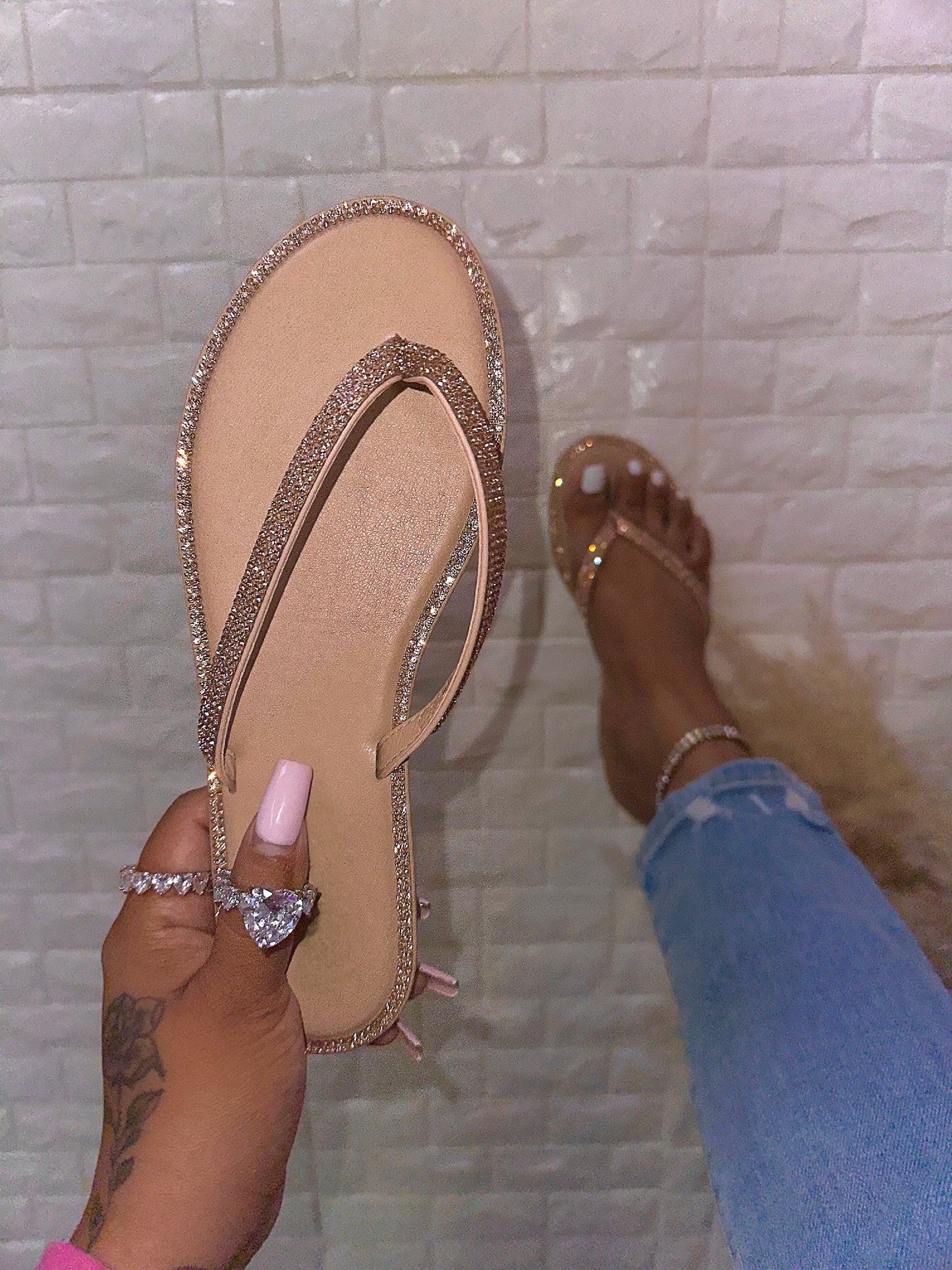 Honey Sandal - Rose Gold (Wide Friendly)