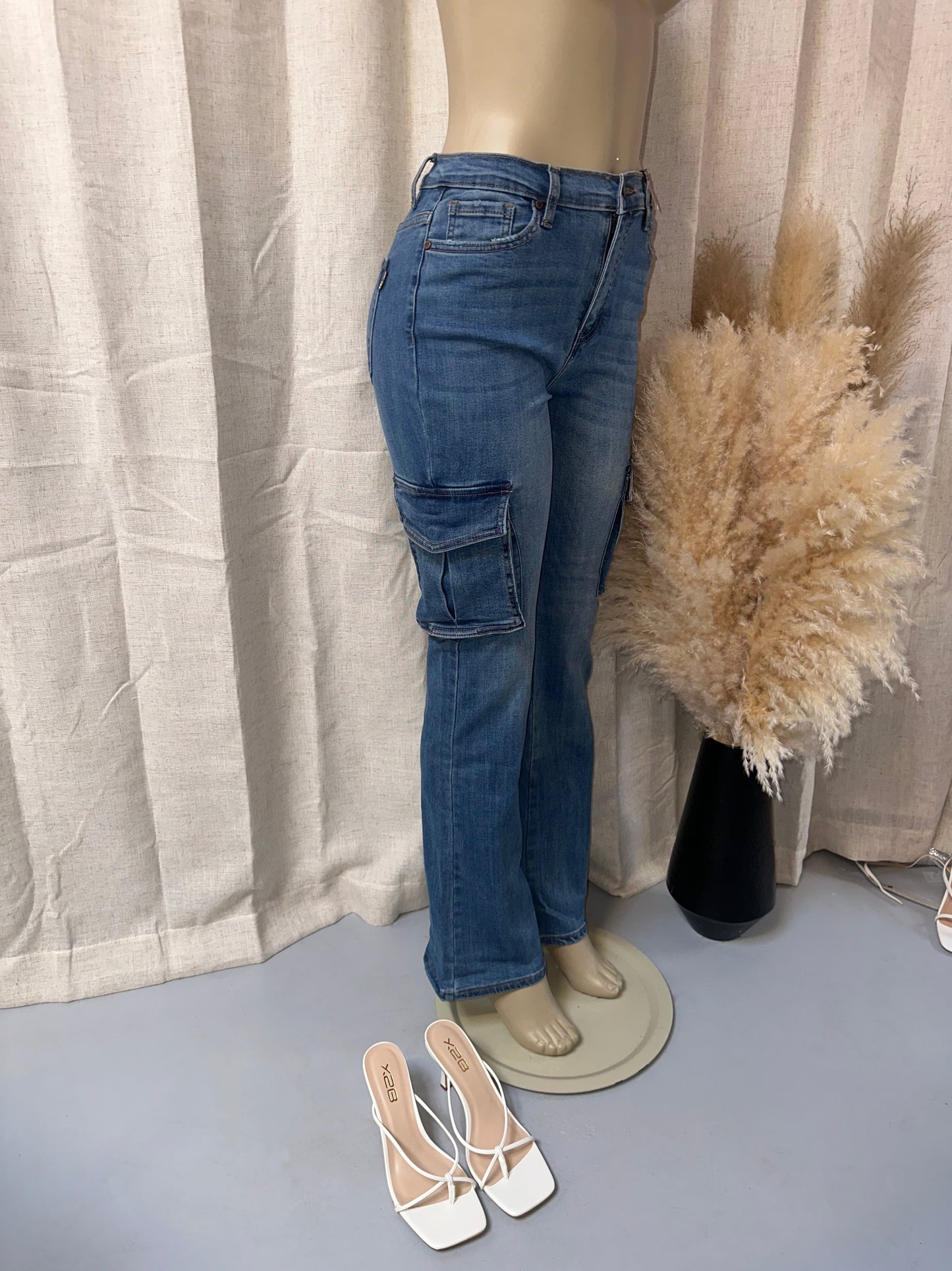 Aylin Cargo Jeans (Stretchy Denim)