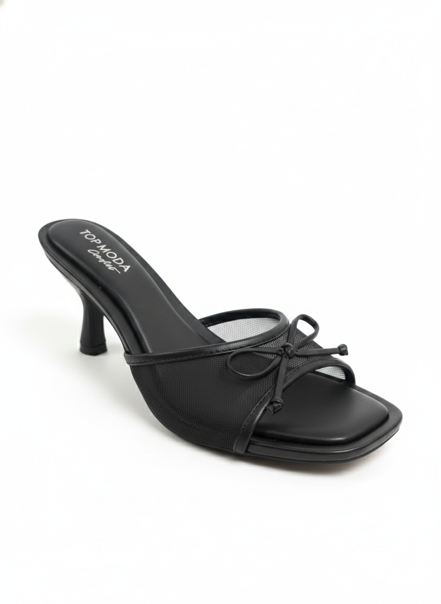 Sandra Heel - Black (Wide Friendly)