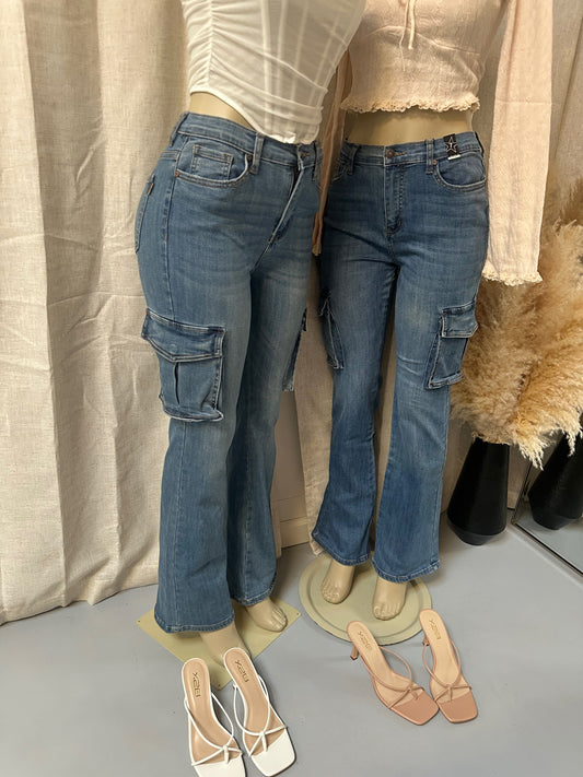 Aylin Cargo Jeans (Stretchy Denim)