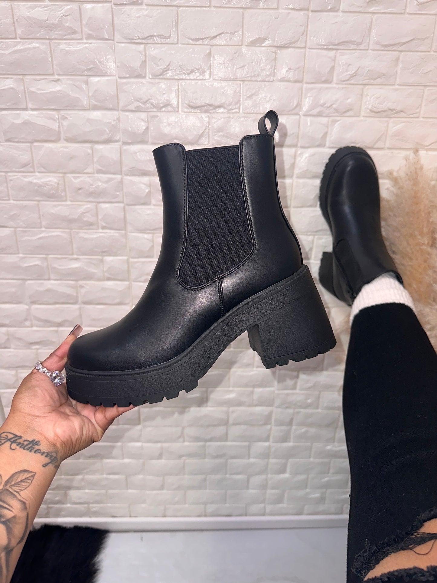 Karlie Boot - Black (Wide Friendly)