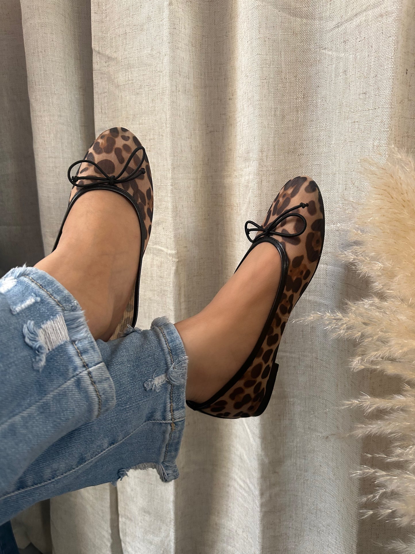 Kendall Ballerina Flats (leopard)