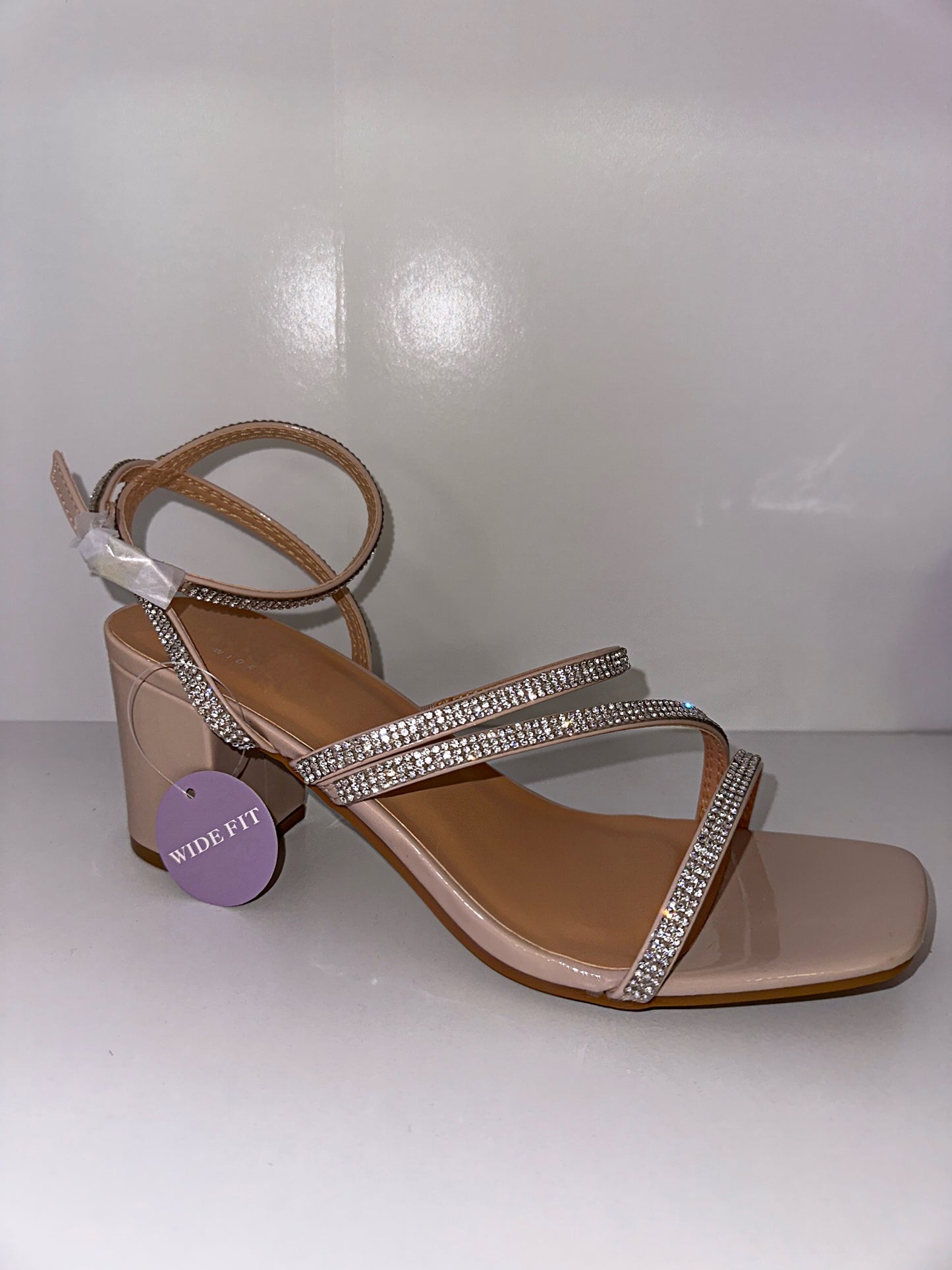 Ally Heel - Nude (Wide Fit)