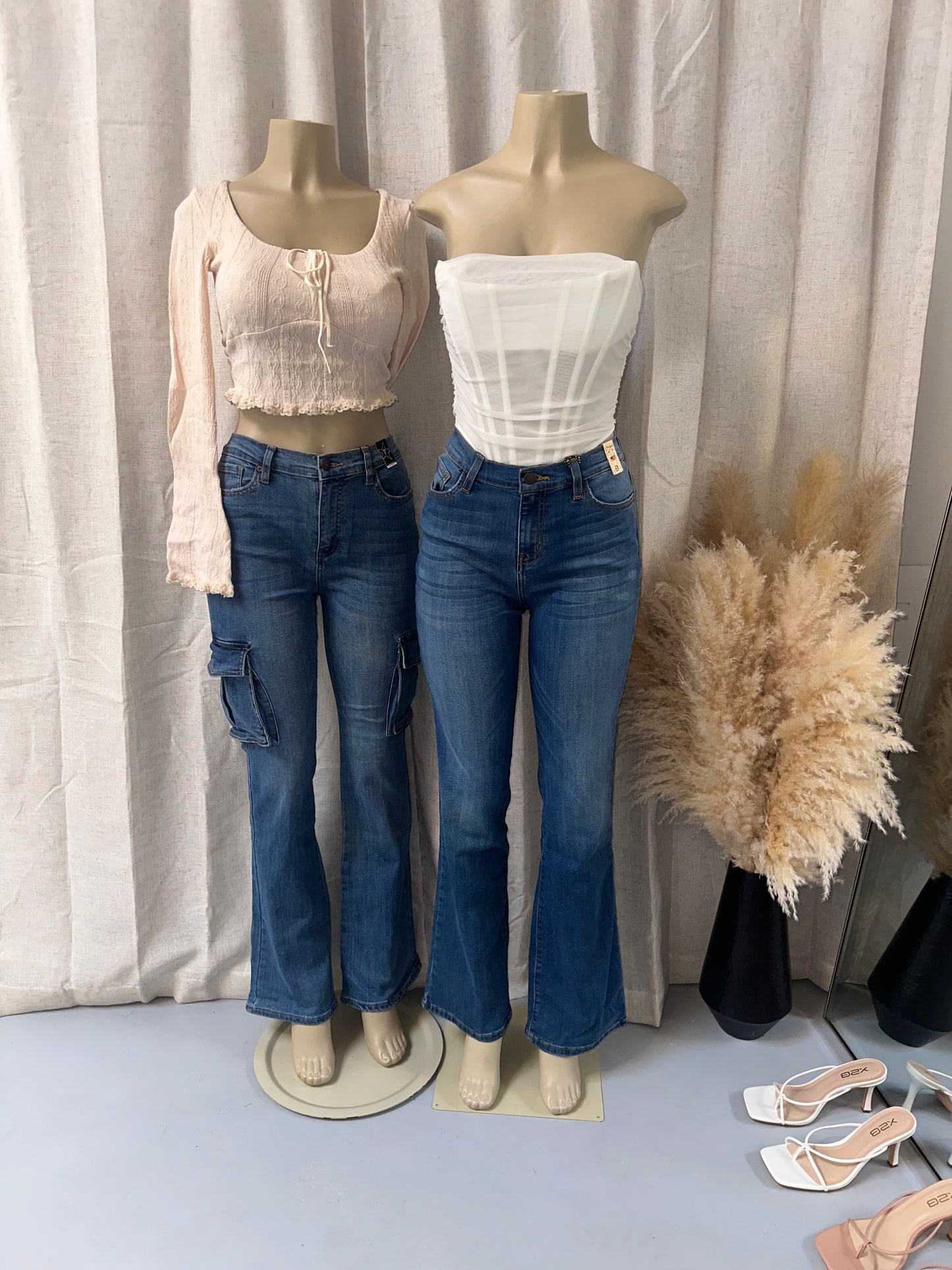 Gabriella Bootcut Jeans (Stretchy Denim)