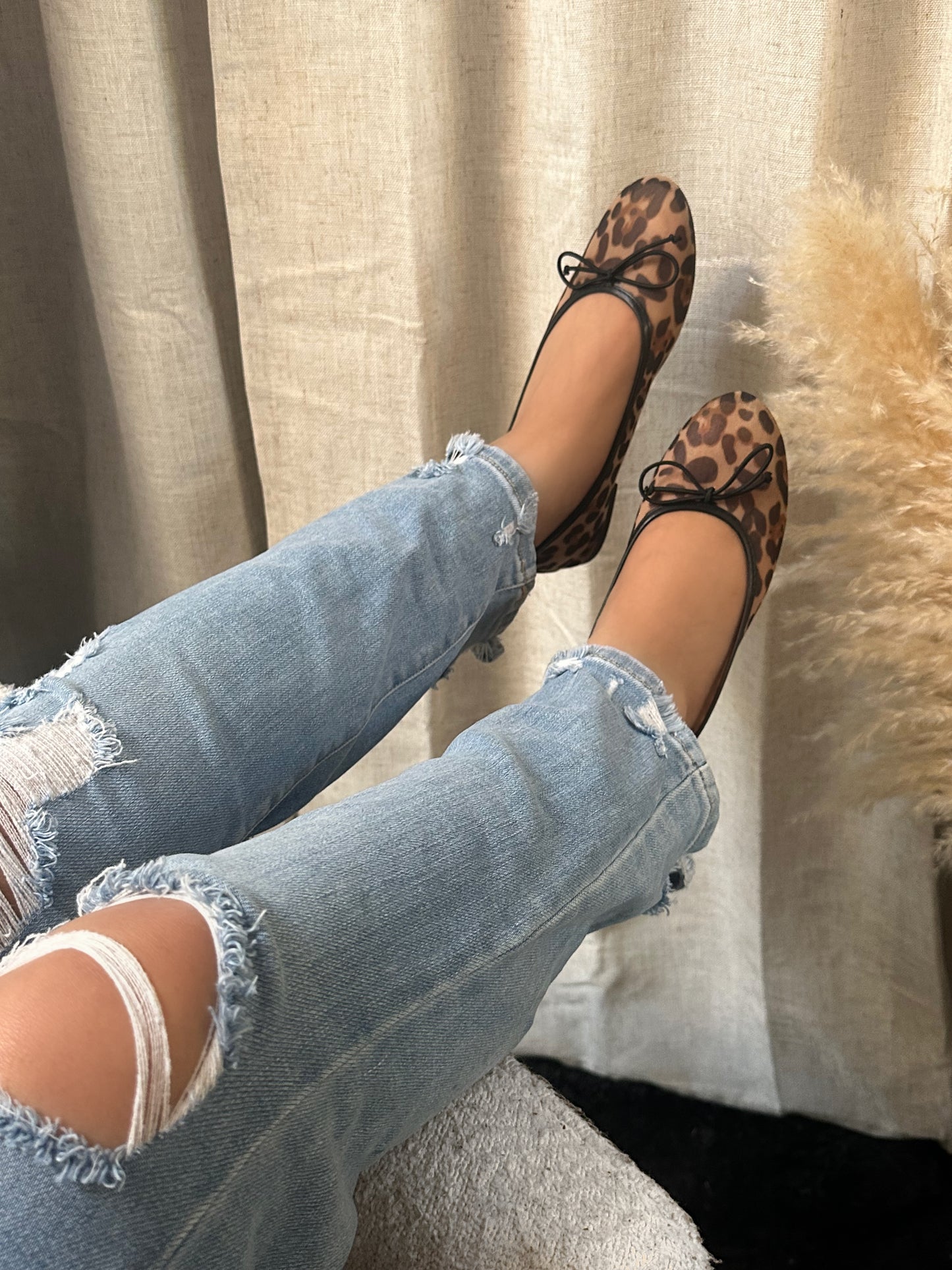 Kendall Ballerina Flats (leopard)