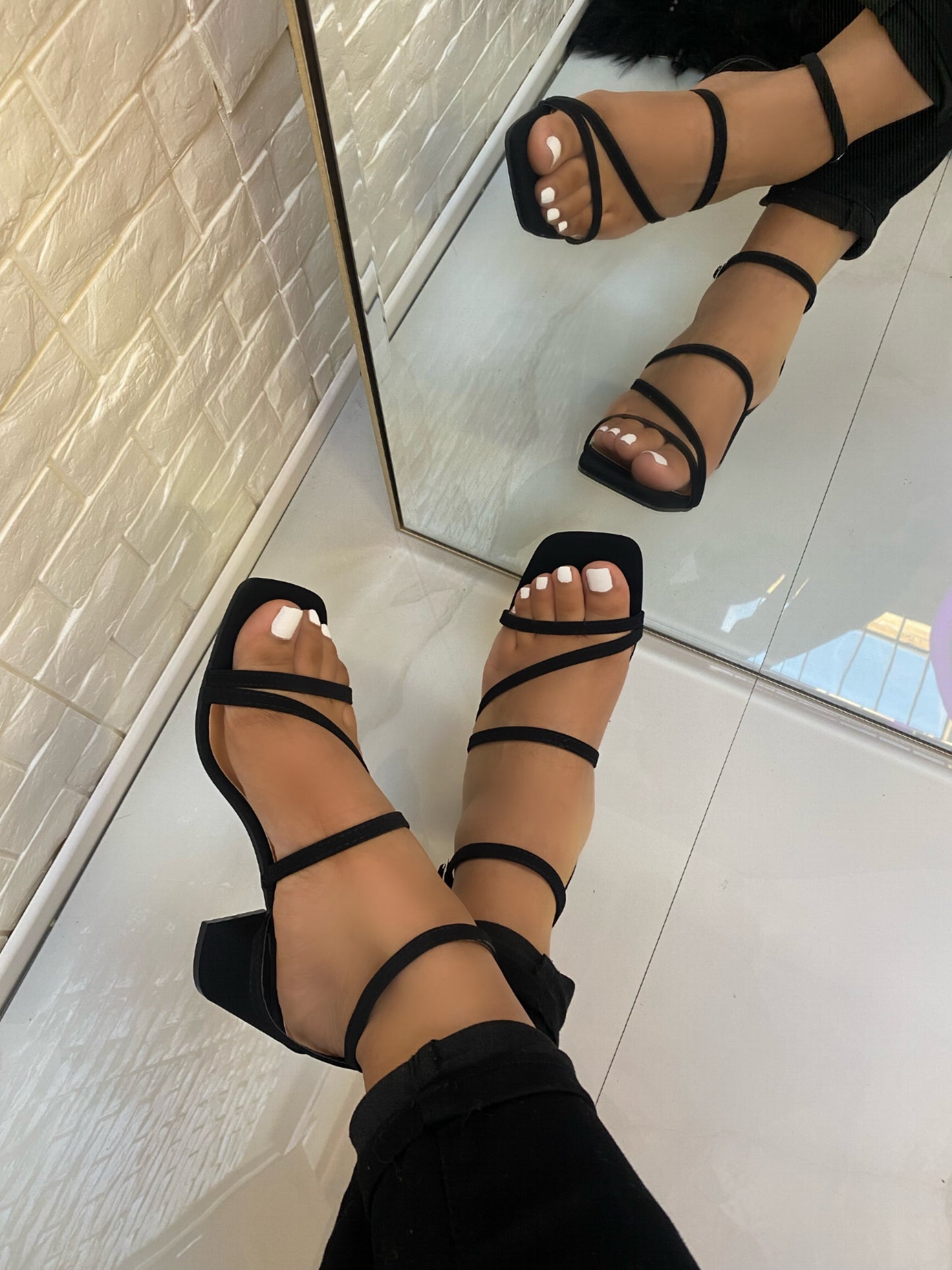 Ally Heel - Black (Wide Fit)