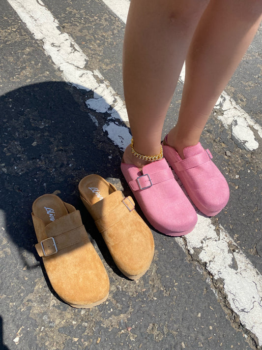 Emory Platform Clog - Pink