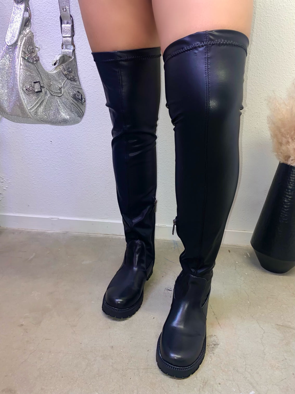 Anika Boot - Black (Thick Friendly)