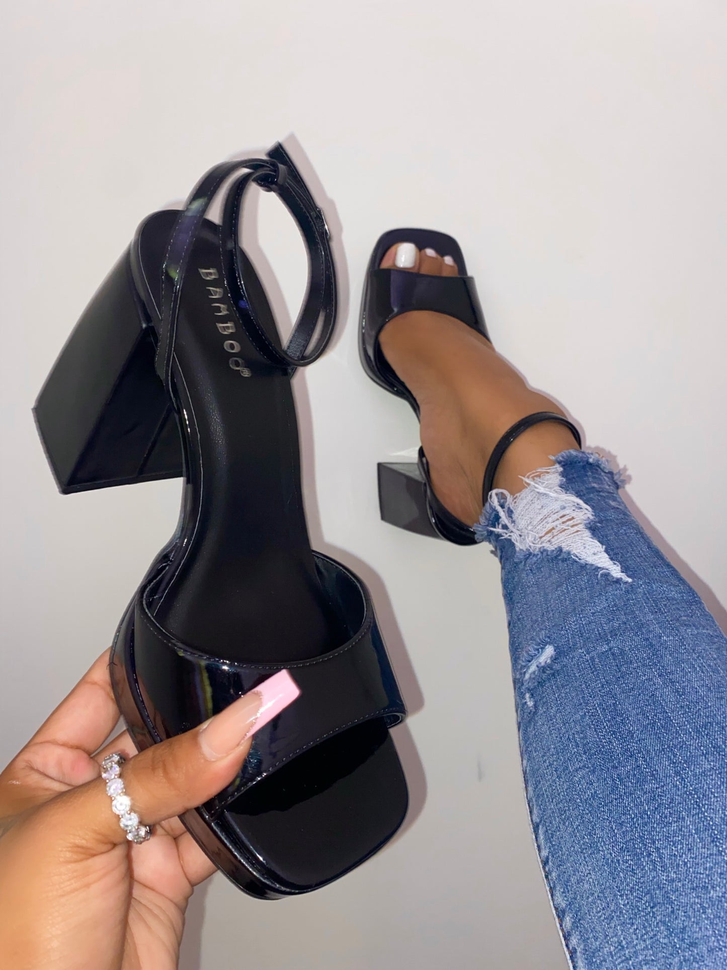 Gia Heel - Black (Wide Friendly)