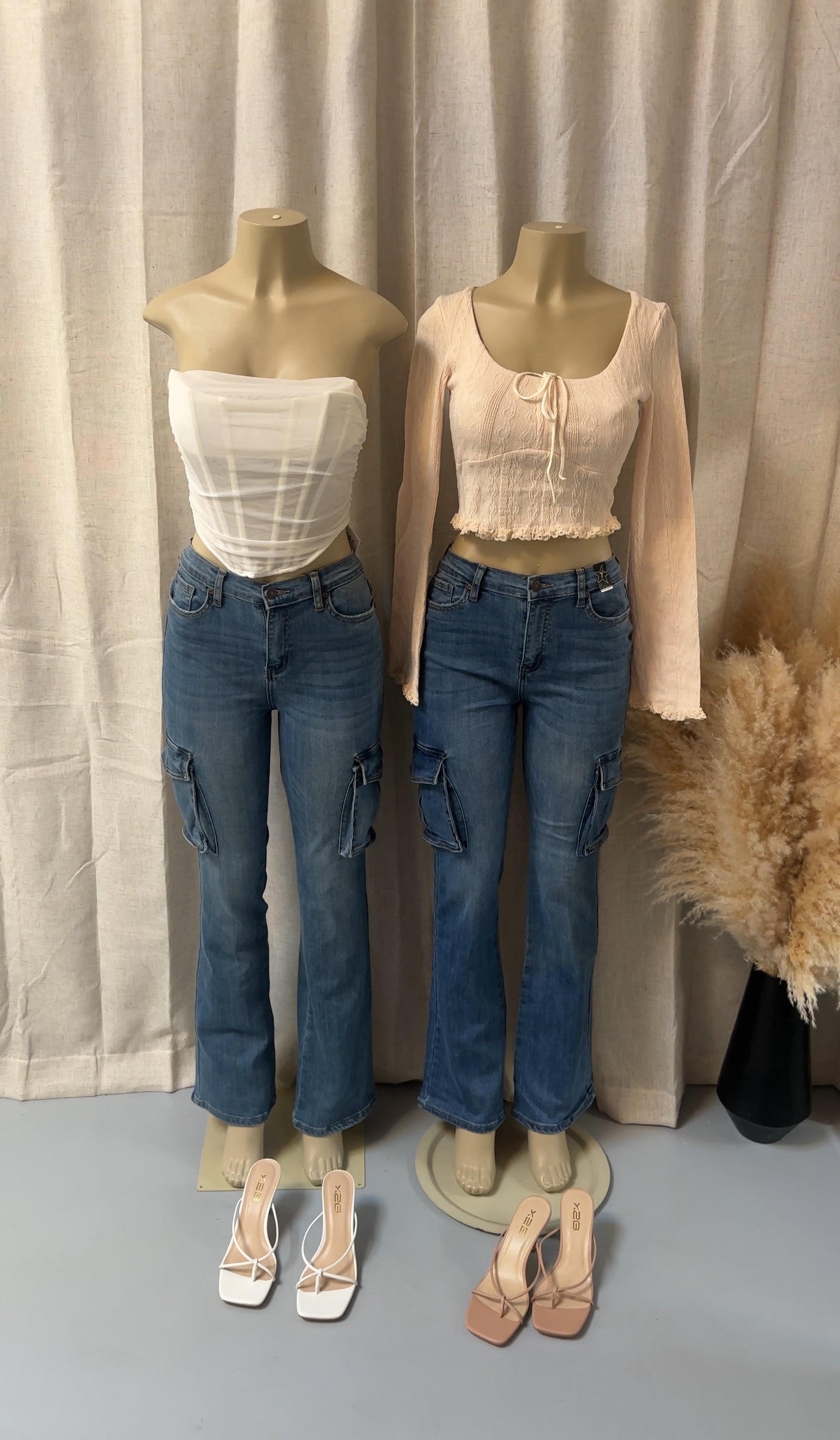 Aylin Cargo Jeans (Stretchy Denim)