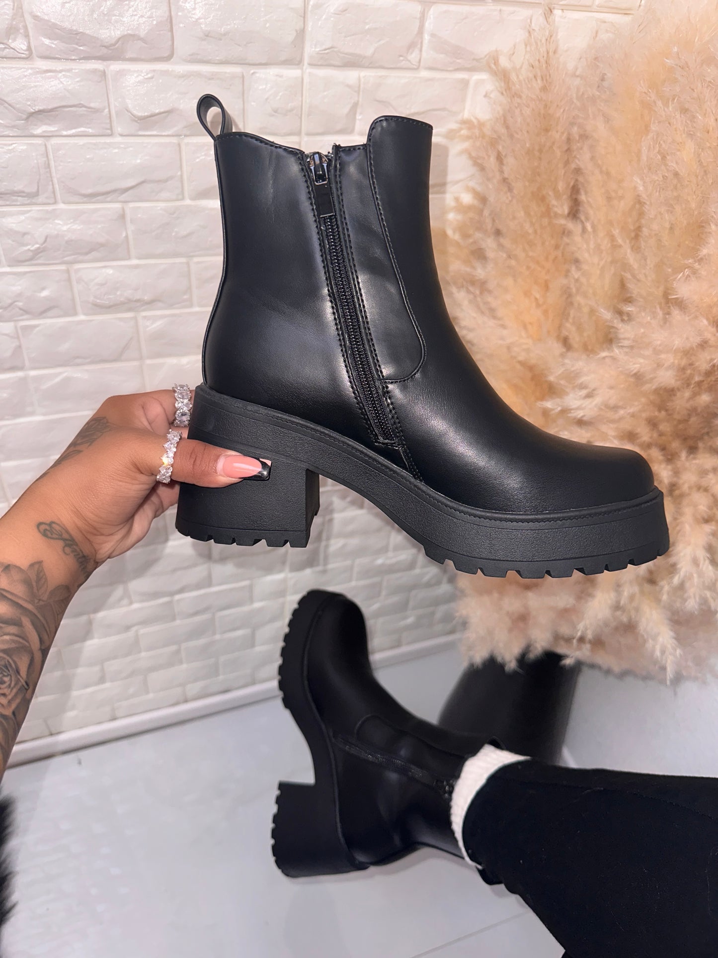 Karlie Boot - Black (Wide Friendly)