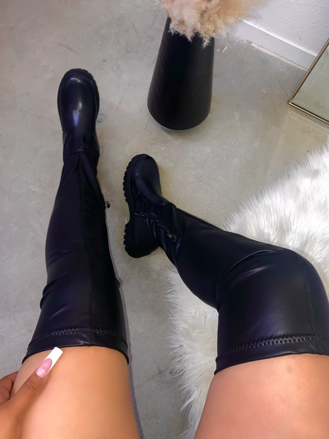 Anika Boot - Black (Thick Friendly)