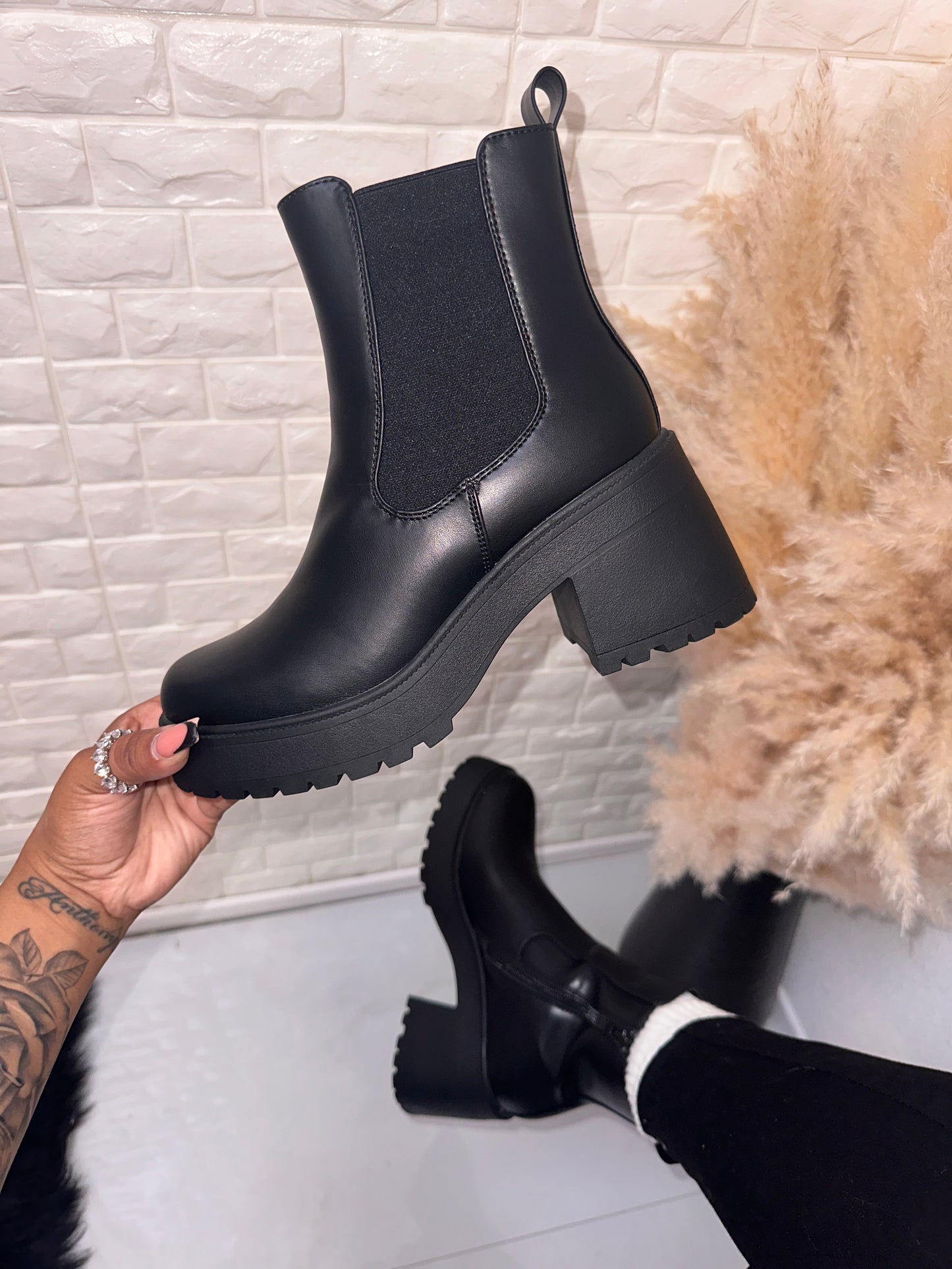 Karlie Boot - Black (Wide Friendly)