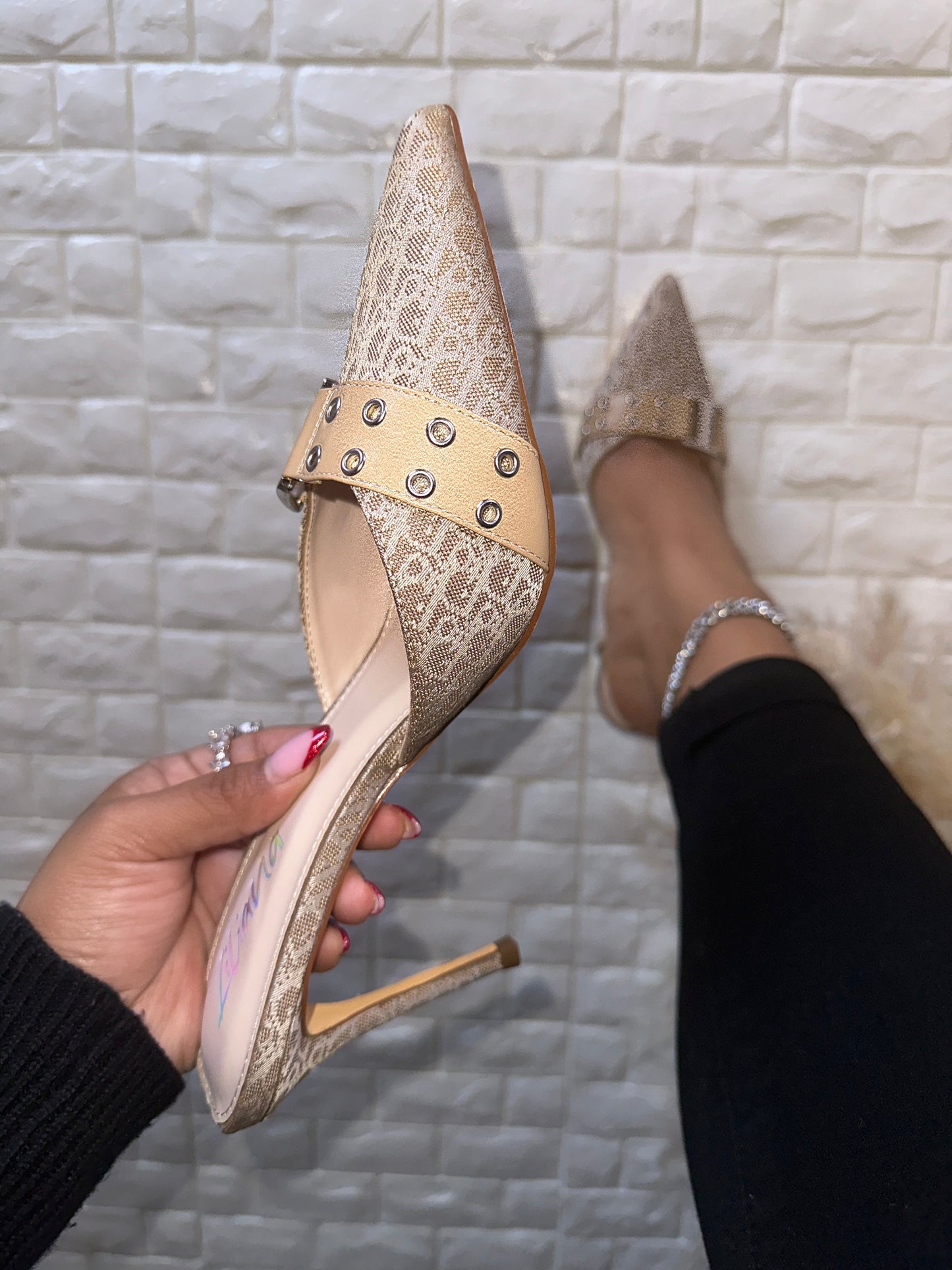 Adore Heel - Beige (Wide Friendly)