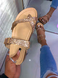 Isabel Sandal - Rose Gold (Wide Friendly)