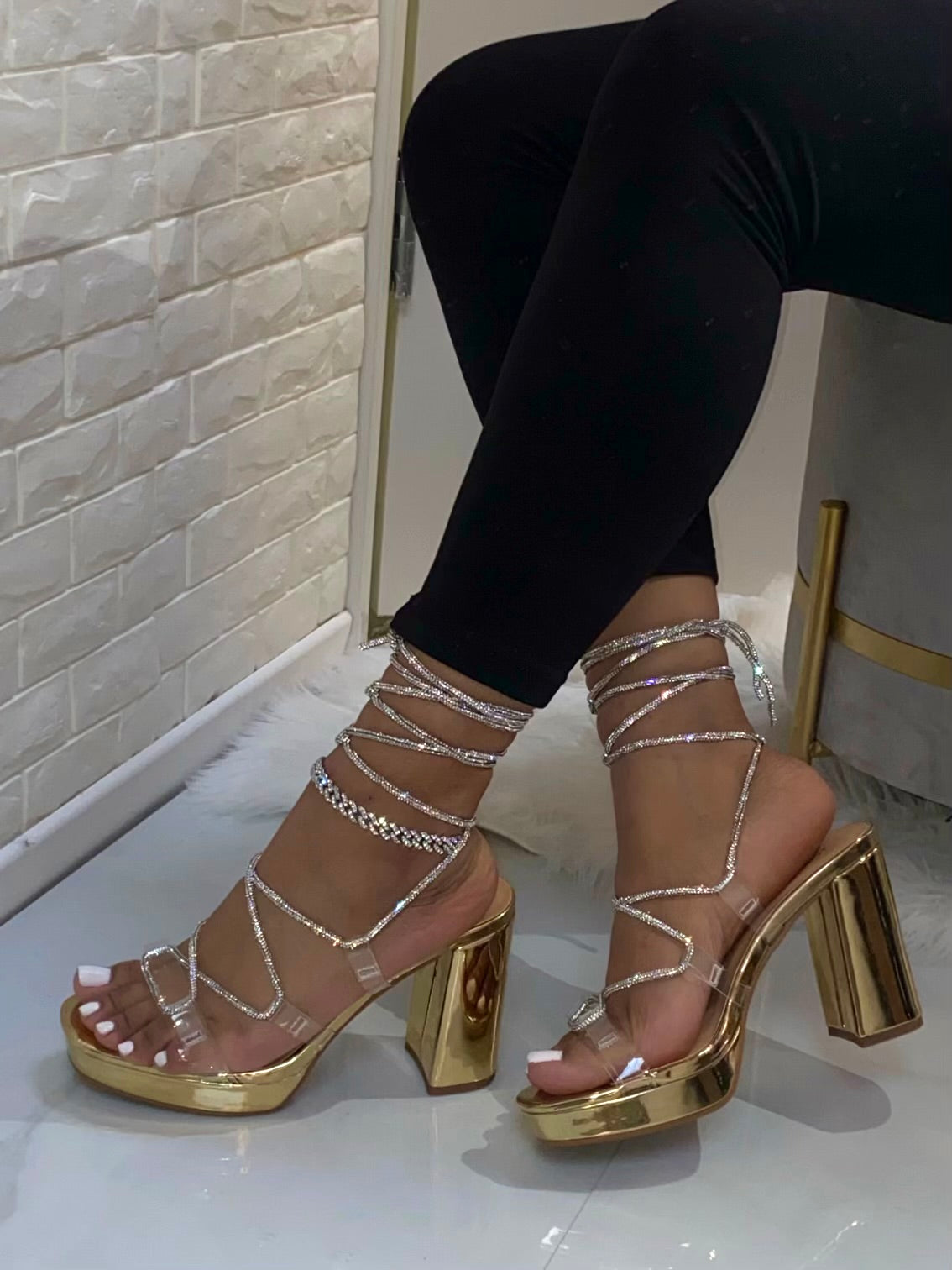 Kora Heel - Gold (Wide Friendly)