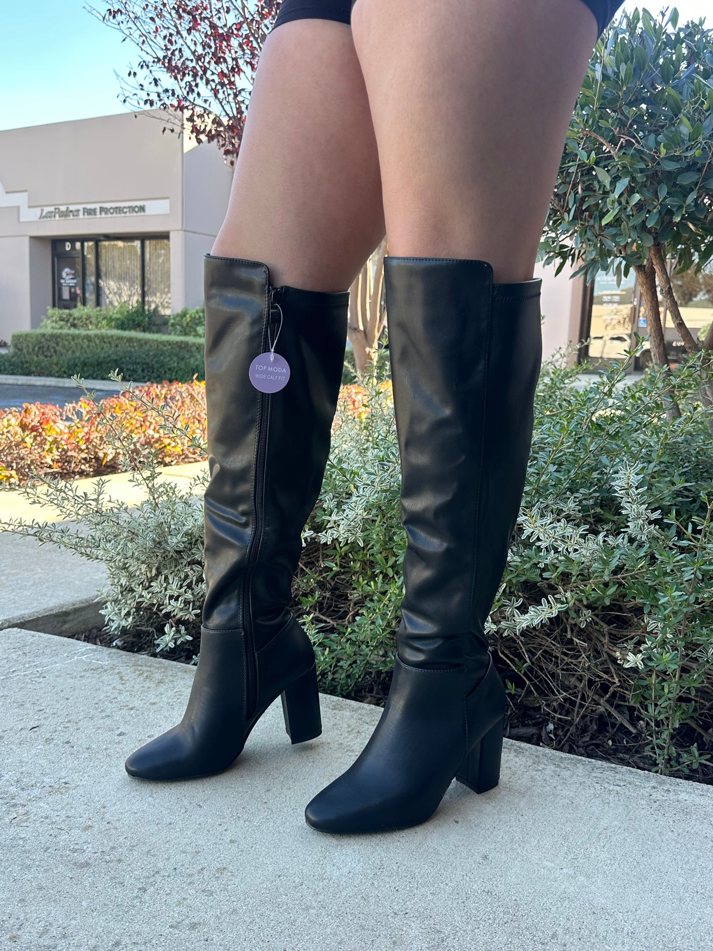 Deryn Boot - Black (Wide Calf)