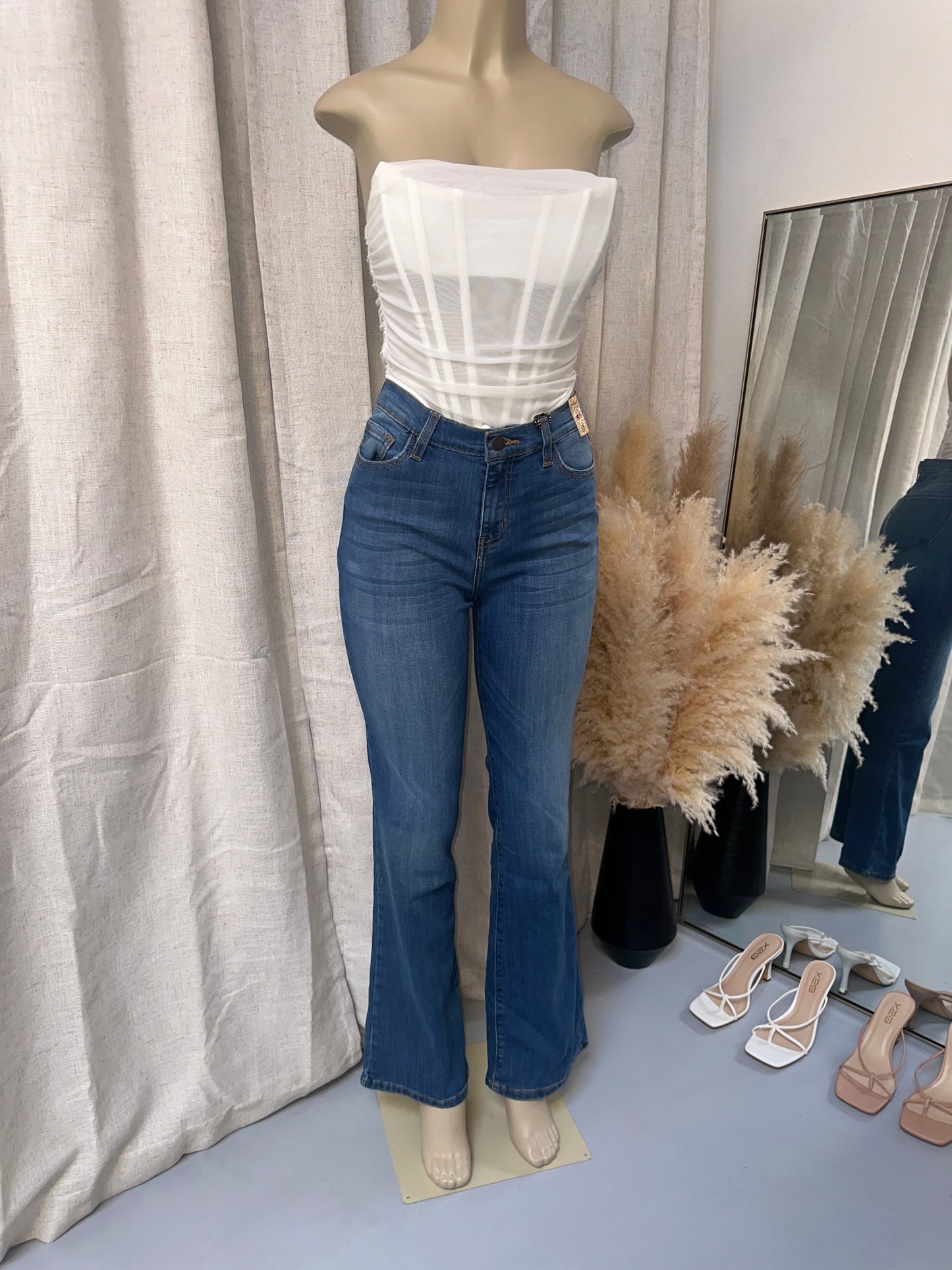 Gabriella Bootcut Jeans (Stretchy Denim)