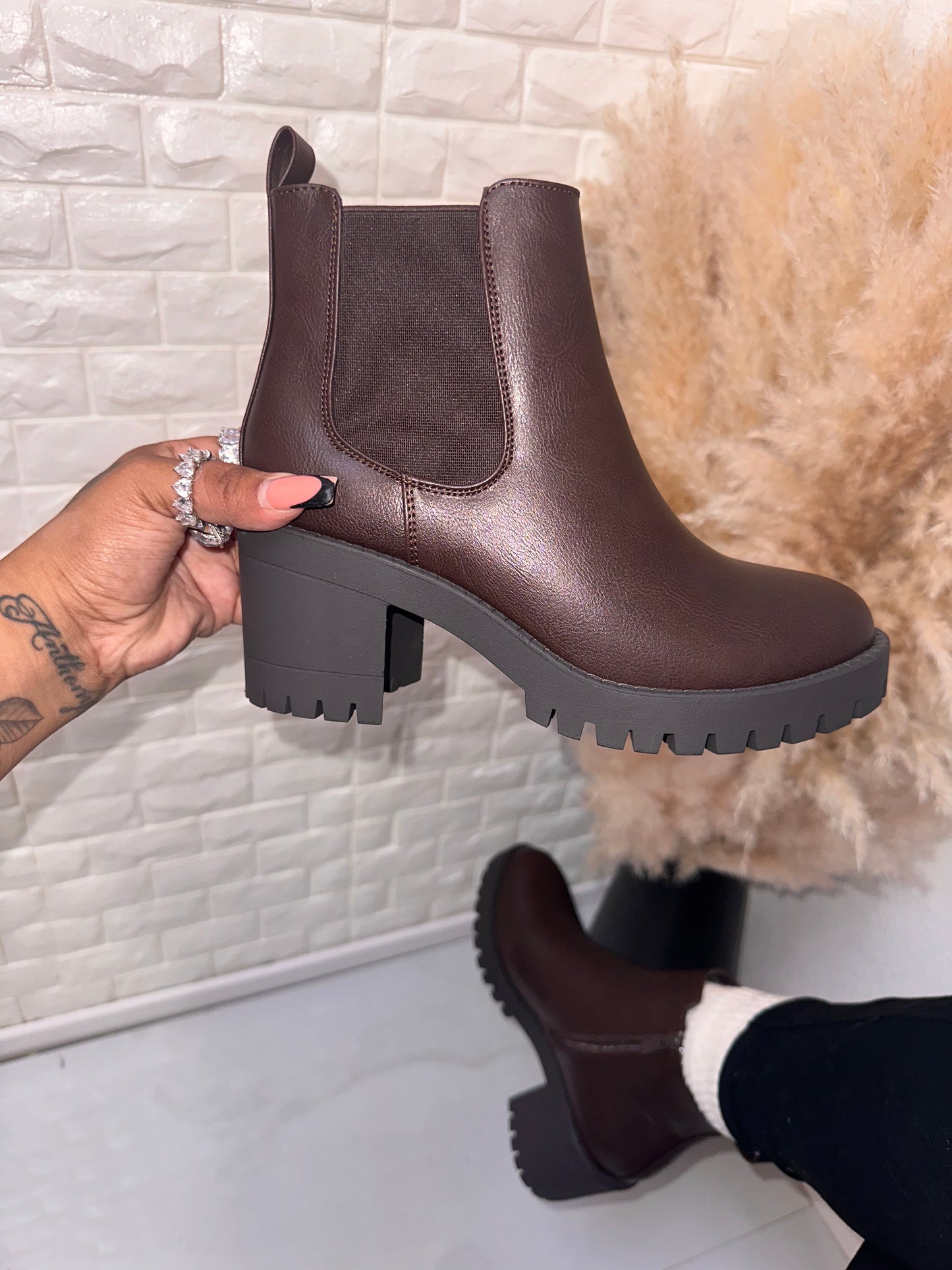 Bianca Boot - Brown (Wide Friendly)