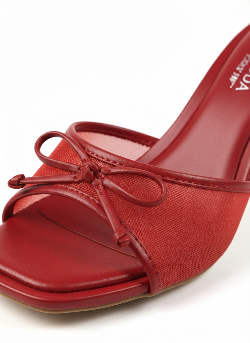 Sandra Heel - Red (Wide Friendly)