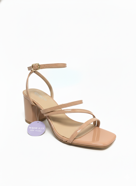 Ally Heel - Nude (Wide Fit)