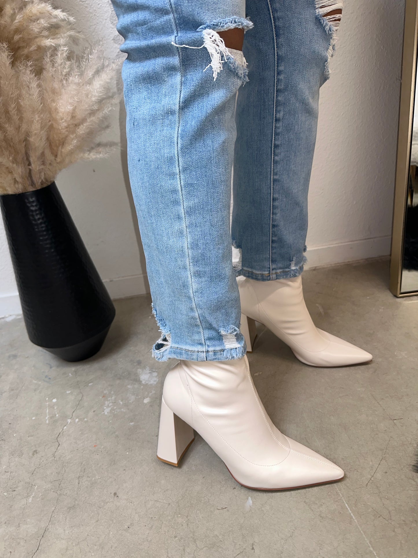 Janah Bootie - Beige