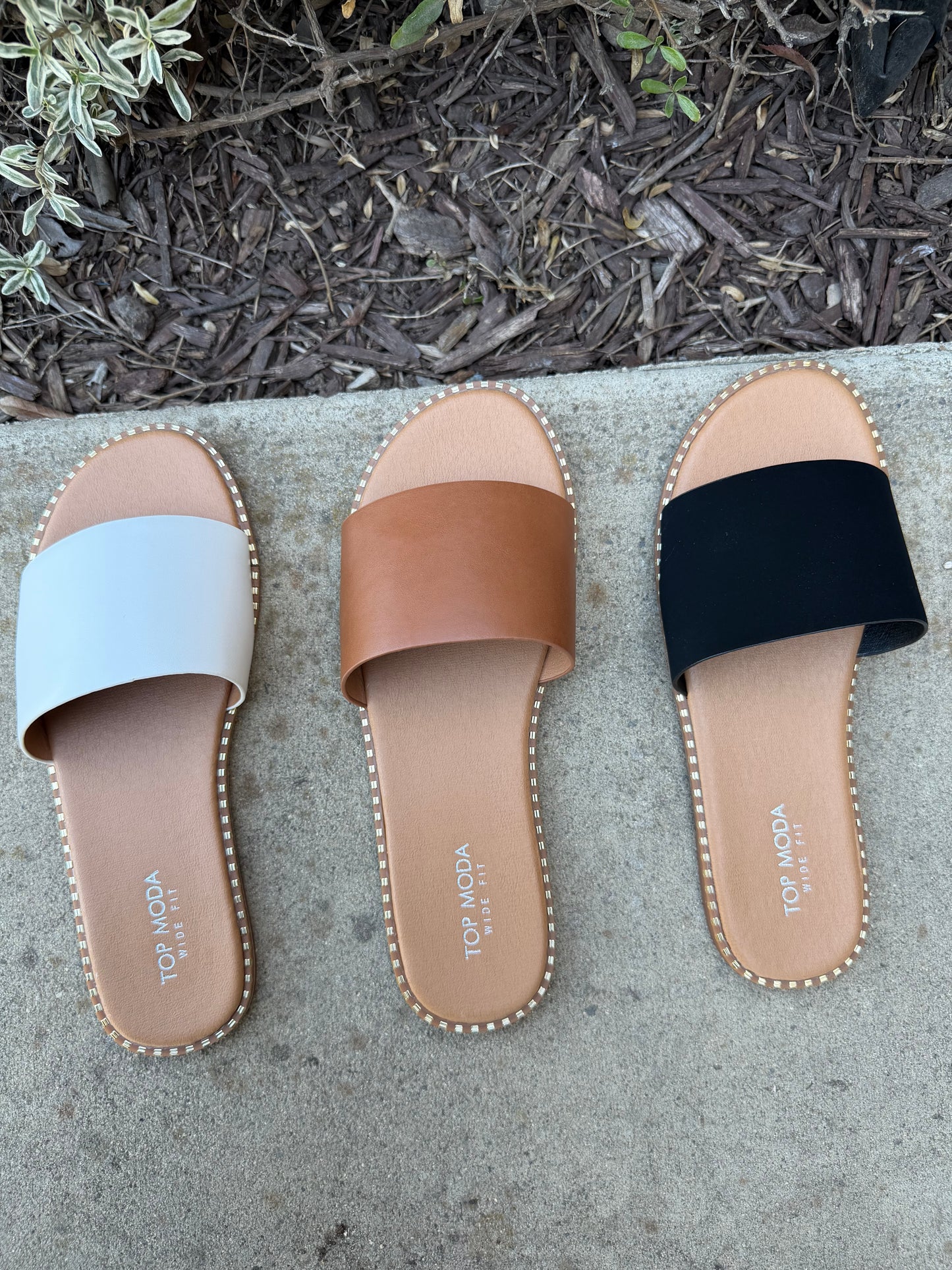 Amirah Sandal - Tan (Wide Fit)