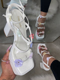 Kailyn Heel - White (Wide Friendly)