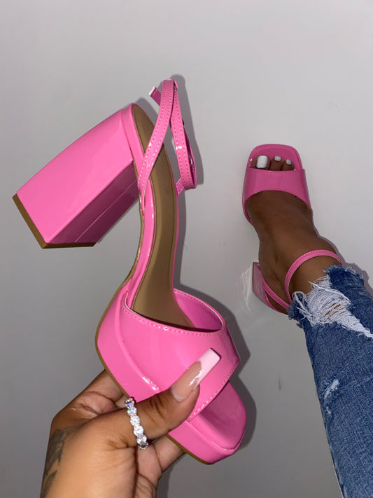 Gia Heel- Pink (Wide Friendly)