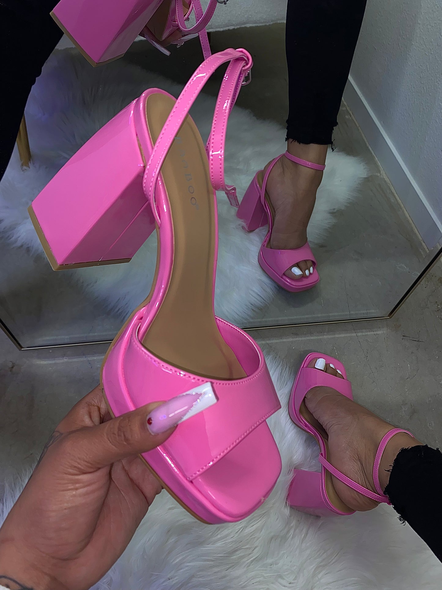 Gia Heel- Pink (Wide Friendly)