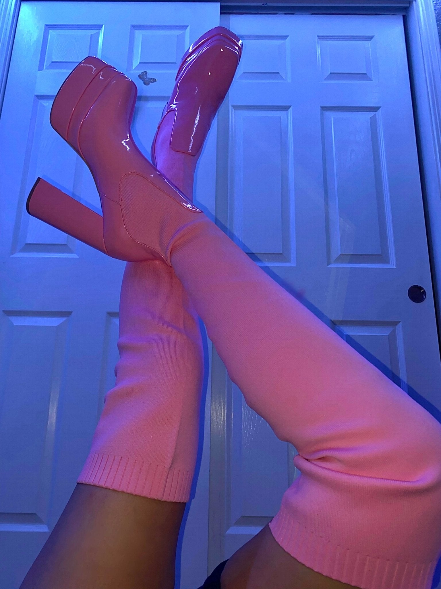 Remy Sock Boot - PINK - ShopShoeHaul