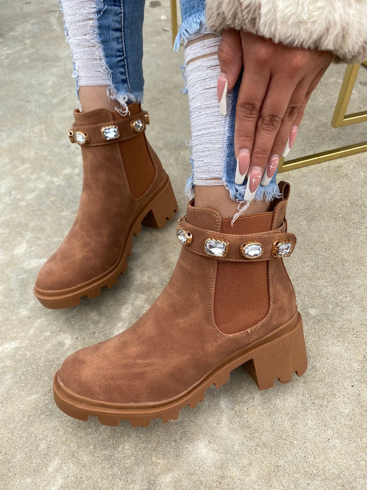 Stella Boot - Tan - ShopShoeHaul